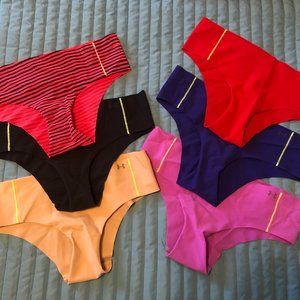 Under Armour panties pure stretch cheeky bundle lot of 6 pairs